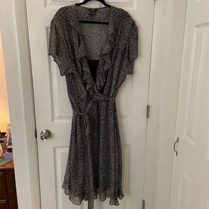 JBS Women Black & white 4x dress with black slip✔️